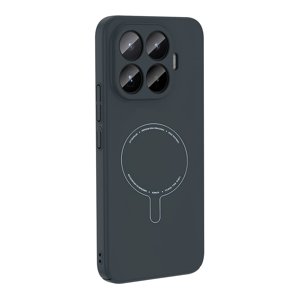 Xiaomi 17T Pro Kılıf M-Safe Şarj Özellikli Kamera Korumalı Zore Elio Sert PC Kapak