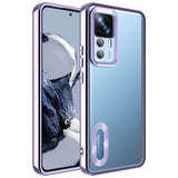 Xiaomi Mi 12T Kılıf Kamera Korumalı Logo Gösteren Zore Omega Kapak