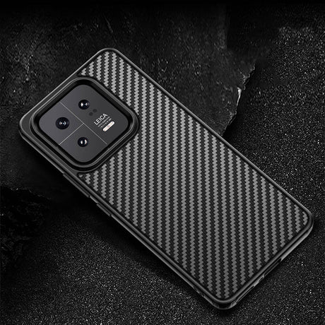 Xiaomi Mi 13 Pro Kılıf Aramid Karbon Fiber M-safe Özellikli Wlons Radison Kapak