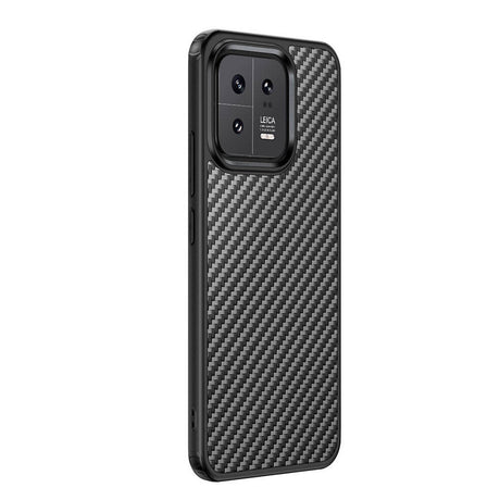 Xiaomi Mi 13 Pro Kılıf Aramid Karbon Fiber M-safe Özellikli Wlons Radison Kapak