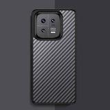 Xiaomi Mi 13 Pro Kılıf Aramid Karbon Fiber M-safe Özellikli Wlons Radison Kapak