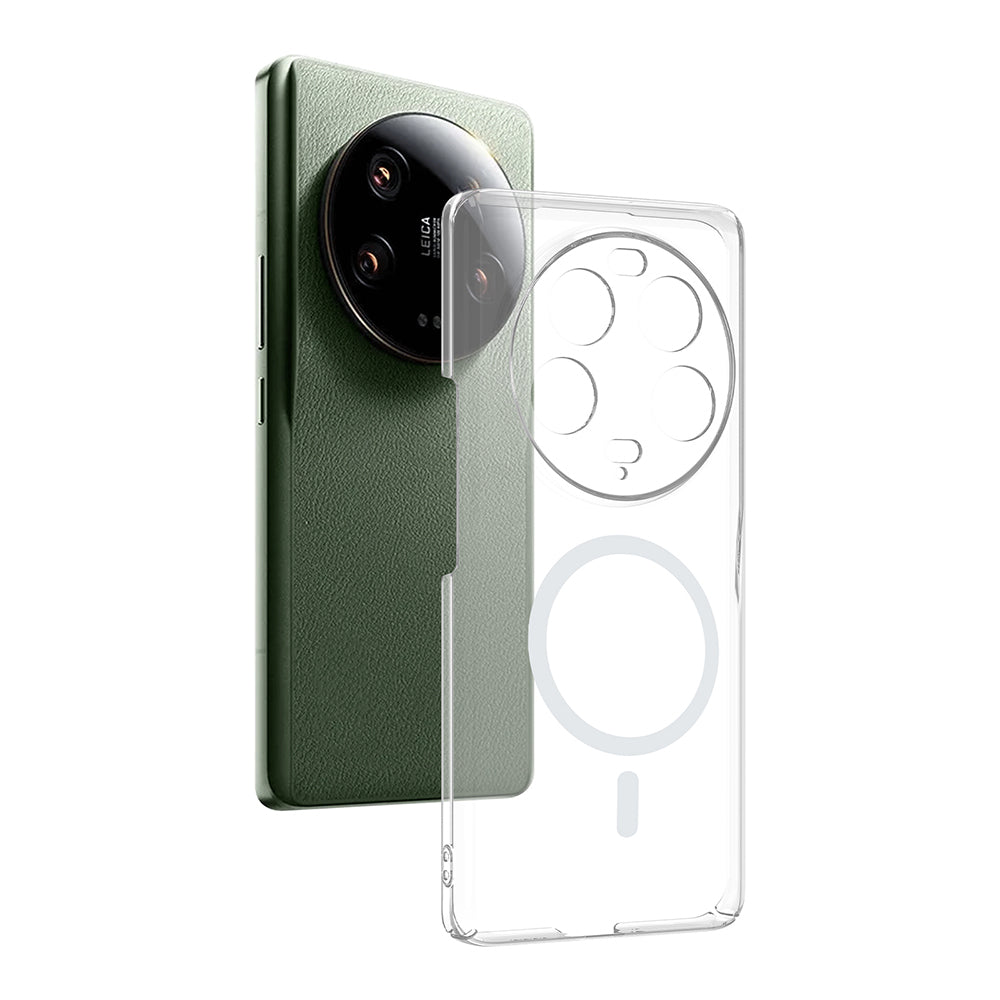 Xiaomi Mi 13 Ultra Kamera Korumalı M-Safe Şarj Özellikli Şeffaf Zore London Sert PC Kapak