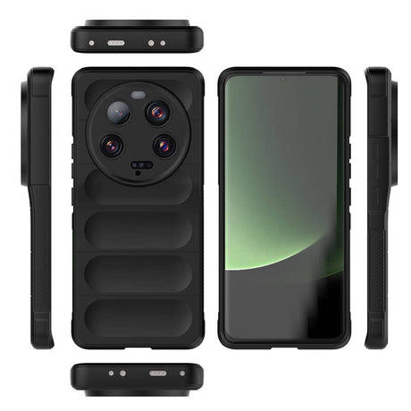 Xiaomi Mi 13 Ultra Kılıf Esnek TPU Oyuklu Arka Yüzey Tasarımlı Zore Etnik Silikon Kapak
