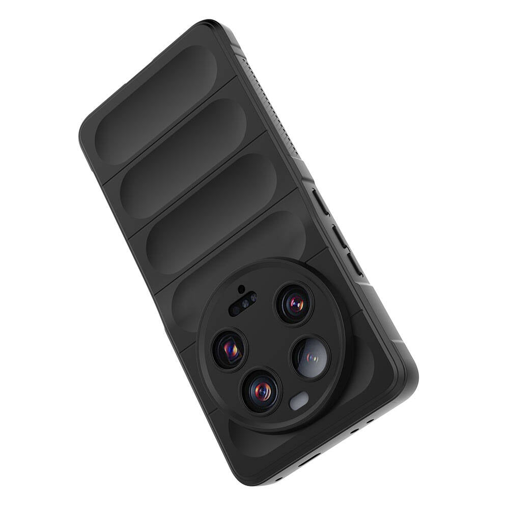 Xiaomi Mi 13 Ultra Kılıf Esnek TPU Oyuklu Arka Yüzey Tasarımlı Zore Etnik Silikon Kapak