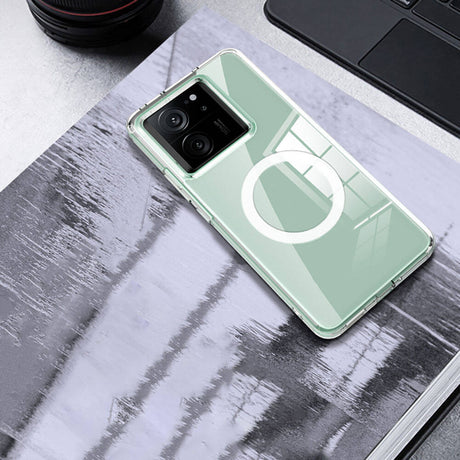 Xiaomi Mi 13T Kılıf Sert PC Arka Yüzey Wireless Şarj Özellikli Zore Flet M-safe Kapak