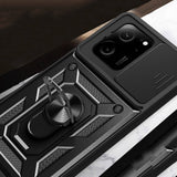 Xiaomi Mi 13T Pro Kılıf Magnetik Standlı Kamera Korumalı Zore Sürgülü Vega Kapak