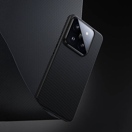 Xiaomi Mi 14 Kılıf M-safe Özellikli Karbon Fiber Benks Essential ArmorAir 600D Kevlar Kapak