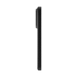 Xiaomi Mi 14 Kılıf M-safe Şarj Özellikli 600D Kevlar Zore Krek Karbon Kapak