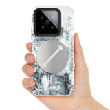 Xiaomi Mi 14 Kılıf M-safe Şarj Özellikli YoungKit Technology Serisi Kapak