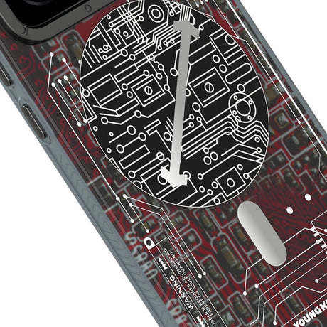 Xiaomi Mi 14 Kılıf M-safe Şarj Özellikli YoungKit Technology Serisi Kapak