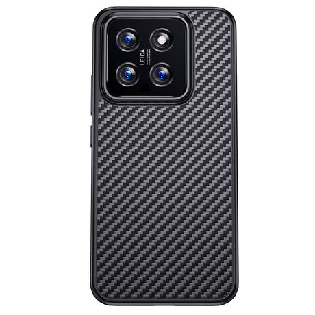 Xiaomi Mi 14 Pro Kılıf Aramid Karbon Fiber M-safe Özellikli Wlons Radison Kapak