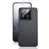 Xiaomi Mi 14 Pro Kılıf Aramid Karbon Fiber M-safe Özellikli Wlons Radison Kapak
