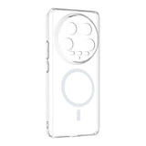 Xiaomi Mi 14 Ultra Kamera Korumalı M-Safe Şarj Özellikli Şeffaf Zore London Sert PC Kapak