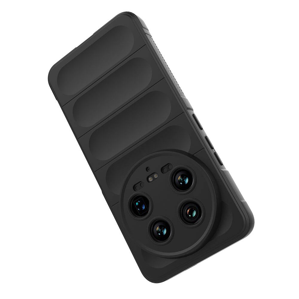 Xiaomi Mi 14 Ultra Kılıf Esnek TPU Oyuklu Arka Yüzey Tasarımlı Zore Etnik Silikon Kapak