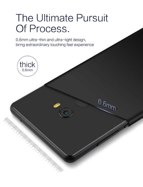 Xiaomi Mi Mix 2 Kılıf Zore İmax Silikon Kamera Korumalı