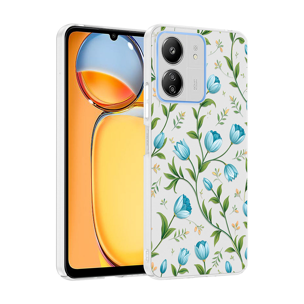 Xiaomi Poco C65 Kılıf Kamera Korumalı Desenli Zore Klip Kapak