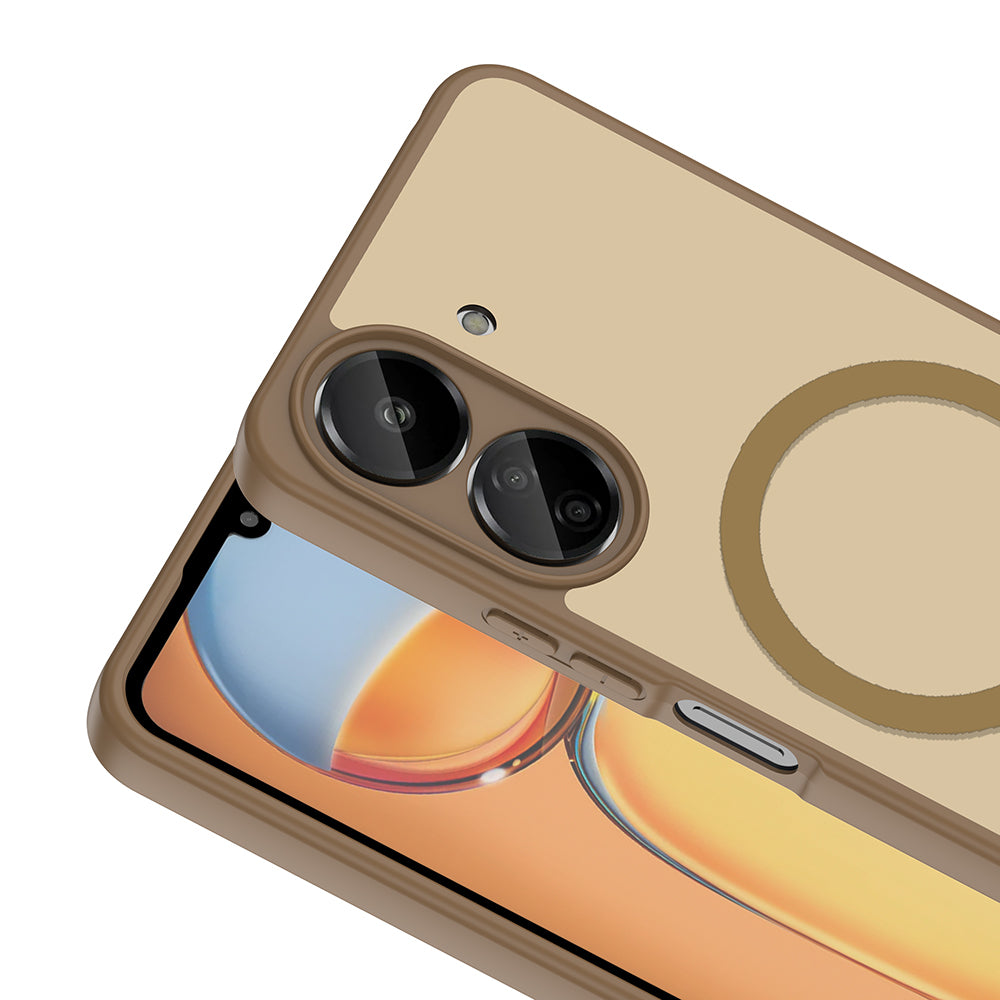Xiaomi Poco C65 Kılıf M-safe Şarj Özellikli Zore Babet Kapak