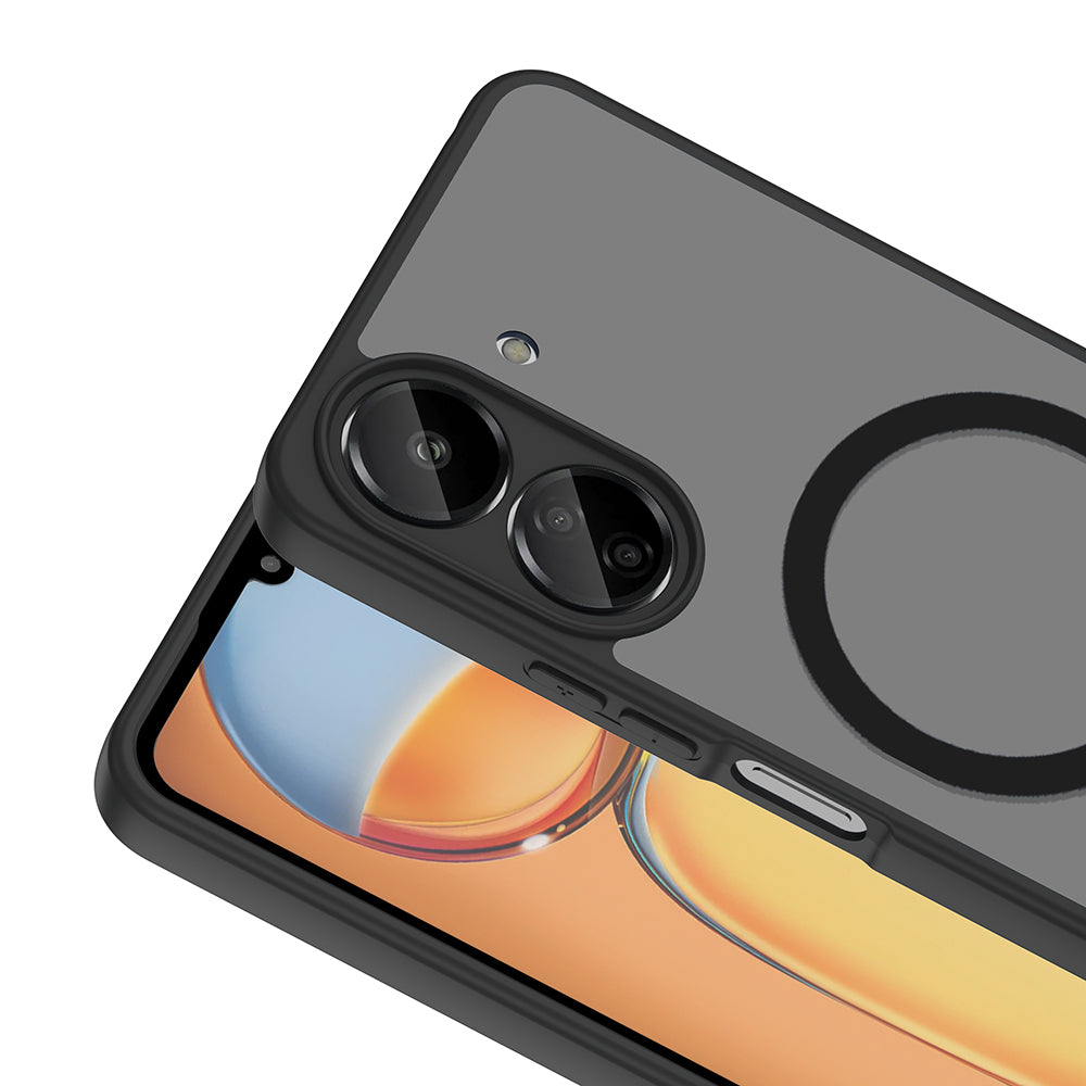 Xiaomi Poco C65 Kılıf M-safe Şarj Özellikli Zore Babet Kapak