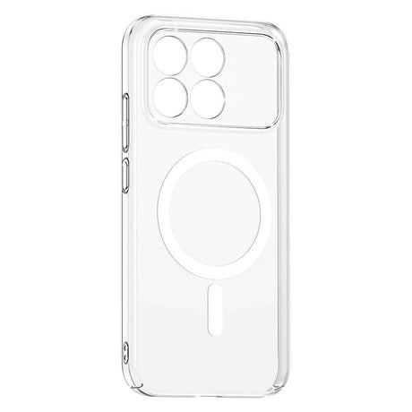 Xiaomi Poco F8 Pro Kamera Korumalı M-Safe Şarj Özellikli Şeffaf Zore London Sert PC Kapak