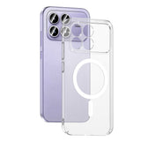 Xiaomi Poco F8 Pro Kamera Korumalı M-Safe Şarj Özellikli Şeffaf Zore London Sert PC Kapak