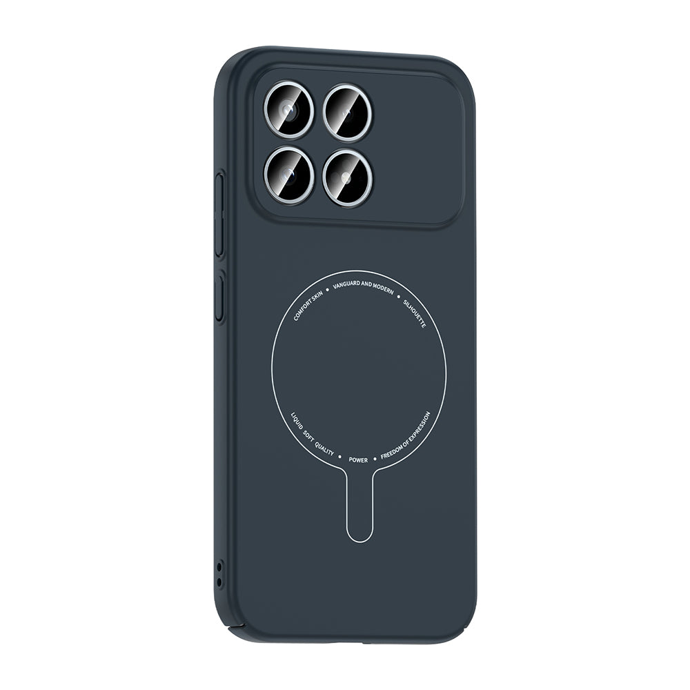 Xiaomi Poco F8 Pro Kılıf M-Safe Şarj Özellikli Kamera Korumalı Zore Elio Sert PC Kapak