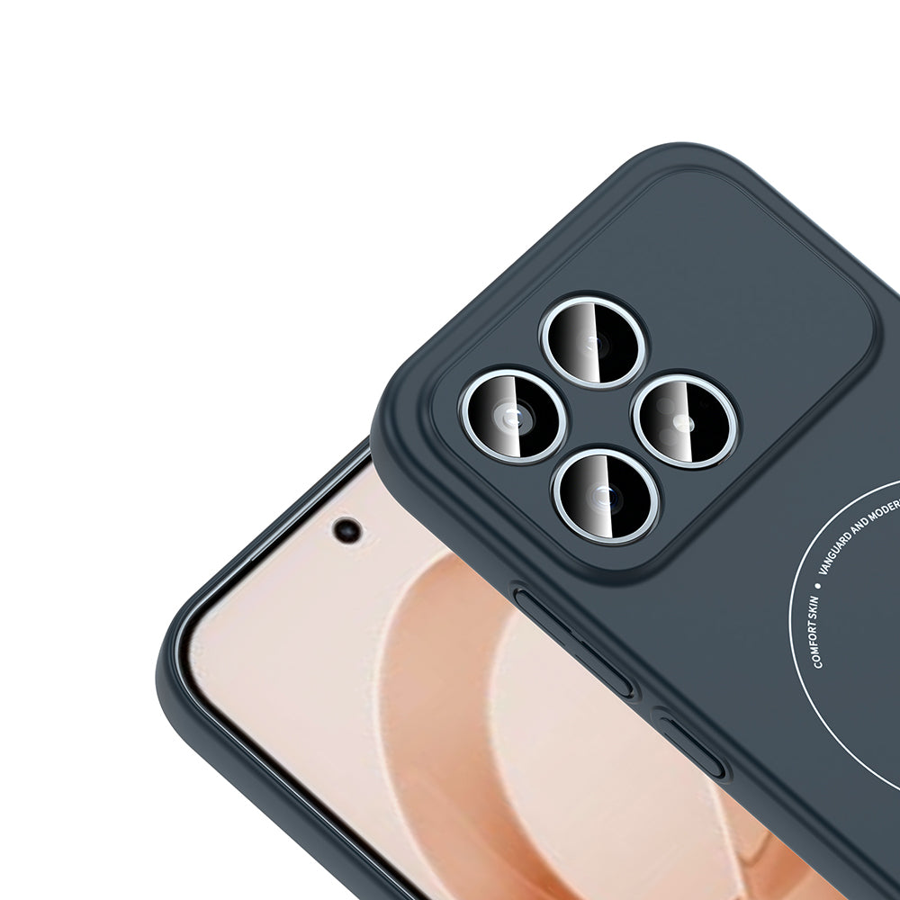 Xiaomi Poco F8 Pro Kılıf M-Safe Şarj Özellikli Kamera Korumalı Zore Elio Sert PC Kapak