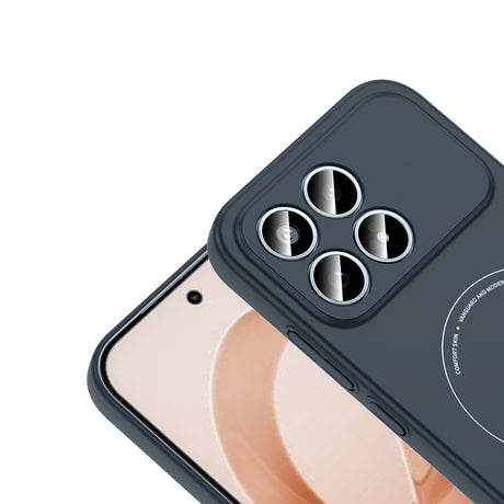 Xiaomi Poco F8 Pro Kılıf M-Safe Şarj Özellikli Kamera Korumalı Zore Elio Sert PC Kapak