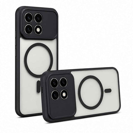 Xiaomi Poco F8 Pro Kılıf M-Safe Şarj Özellikli Kamera Korumalı Zore Lunex Kapak