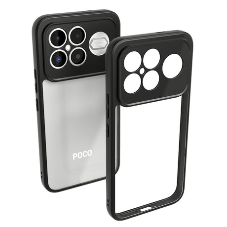 Xiaomi Poco F8 Ultra Kılıf Kamera Korumalı Şeffaf Arka Yüzey Zore New Roll Kapak