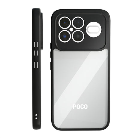 Xiaomi Poco F8 Ultra Kılıf Kamera Korumalı Şeffaf Arka Yüzey Zore New Roll Kapak