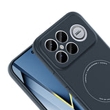 Xiaomi Poco F8 Ultra Kılıf M-Safe Şarj Özellikli Kamera Korumalı Zore Elio Sert PC Kapak