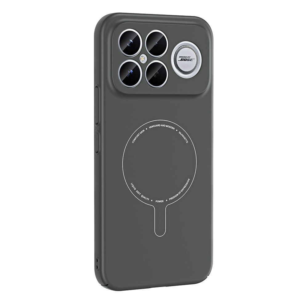 Xiaomi Poco F8 Ultra Kılıf M-Safe Şarj Özellikli Kamera Korumalı Zore Elio Sert PC Kapak