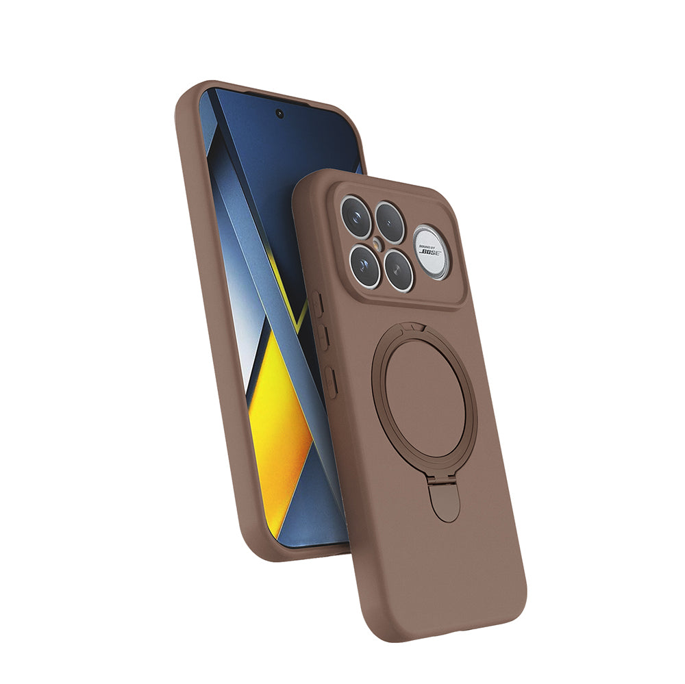 Xiaomi Poco F8 Ultra Kılıf M-safe Şarj Özellikli Standlı Zore Samara Kapak