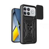 Xiaomi Poco F8 Ultra Kılıf Magnetik Standlı Kamera Korumalı Zore Sürgülü Vega Kapak