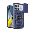 Xiaomi Poco F8 Ultra Kılıf Magnetik Standlı Kamera Korumalı Zore Sürgülü Vega Kapak