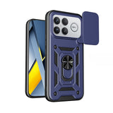 Xiaomi Poco F8 Ultra Kılıf Magnetik Standlı Kamera Korumalı Zore Sürgülü Vega Kapak