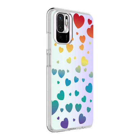 Xiaomi Poco M5S Kılıf Zore M-Blue Desenli Kapak