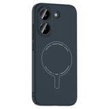 Xiaomi Poco X8 Pro Kılıf M-Safe Şarj Özellikli Kamera Korumalı Zore Elio Sert PC Kapak