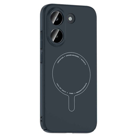 Xiaomi Poco X8 Pro Kılıf M-Safe Şarj Özellikli Kamera Korumalı Zore Elio Sert PC Kapak