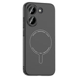 Xiaomi Poco X8 Pro Kılıf M-Safe Şarj Özellikli Kamera Korumalı Zore Elio Sert PC Kapak