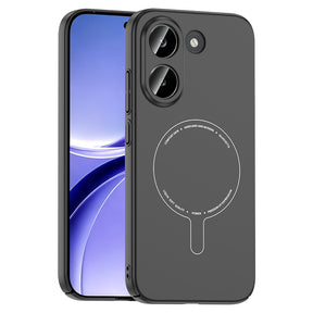 Xiaomi Poco X8 Pro Kılıf M-Safe Şarj Özellikli Kamera Korumalı Zore Elio Sert PC Kapak