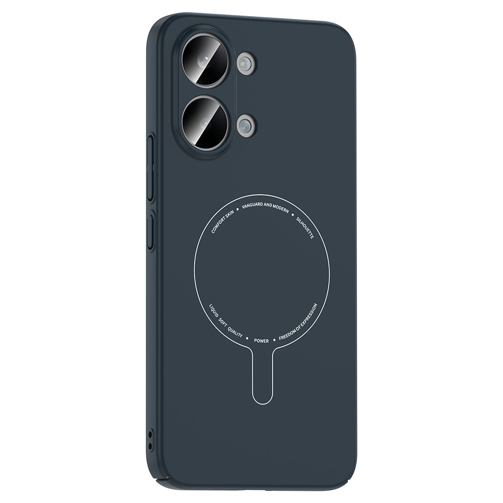 Xiaomi Poco X8 Pro Max Kılıf M-Safe Şarj Özellikli Kamera Korumalı Zore Elio Sert PC Kapak
