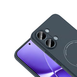 Xiaomi Poco X8 Pro Max Kılıf M-Safe Şarj Özellikli Kamera Korumalı Zore Elio Sert PC Kapak