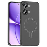 Xiaomi Poco X8 Pro Max Kılıf M-Safe Şarj Özellikli Kamera Korumalı Zore Elio Sert PC Kapak