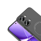 Xiaomi Poco X8 Pro Max Kılıf M-Safe Şarj Özellikli Kamera Korumalı Zore Elio Sert PC Kapak