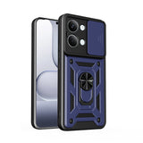 Xiaomi Poco X8 Pro Max Kılıf Magnetik Standlı Kamera Korumalı Zore Sürgülü Vega Kapak