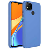 Xiaomi Redmi 10A Kılıf Metal Çerçeve ve Buton Tasarımlı Silikon Zore Luna Kapak