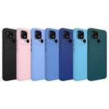 Xiaomi Redmi 10C Kılıf Metal Çerçeve ve Buton Tasarımlı Silikon Zore Luna Kapak