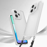 Xiaomi Redmi 13 4G Kılıf Airbagli Takılabilir Askı Aparatlı Zore Snap Silikon Kapak