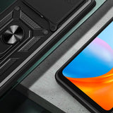 Xiaomi Redmi 13 4G Kılıf Magnetik Standlı Kamera Korumalı Zore Sürgülü Vega Kapak